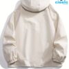 Chaqueta con capucha – Cortavientos casual en talla grande