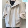 Chaqueta con capucha – Cortavientos casual en talla grande
