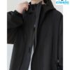 Chaqueta con capucha – Cortavientos casual en talla grande