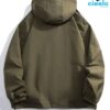 Chaqueta con capucha – Cortavientos casual en talla grande