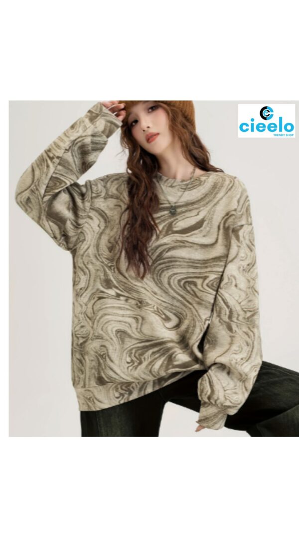 Sudadera Nórdica Mujer – Estilo Casual y Cálido