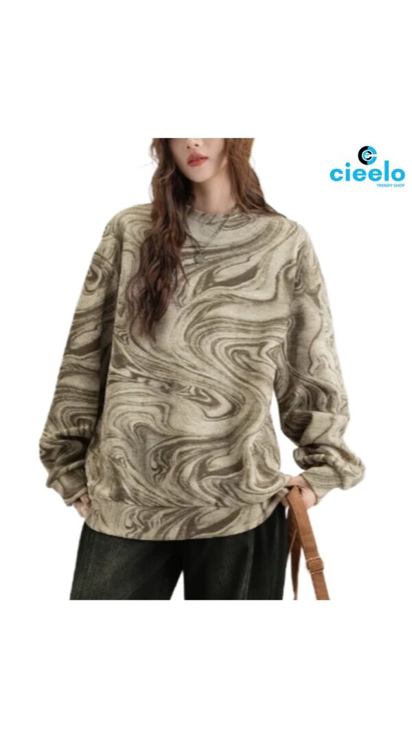 Sudadera Nórdica Mujer – Estilo Casual y Cálido