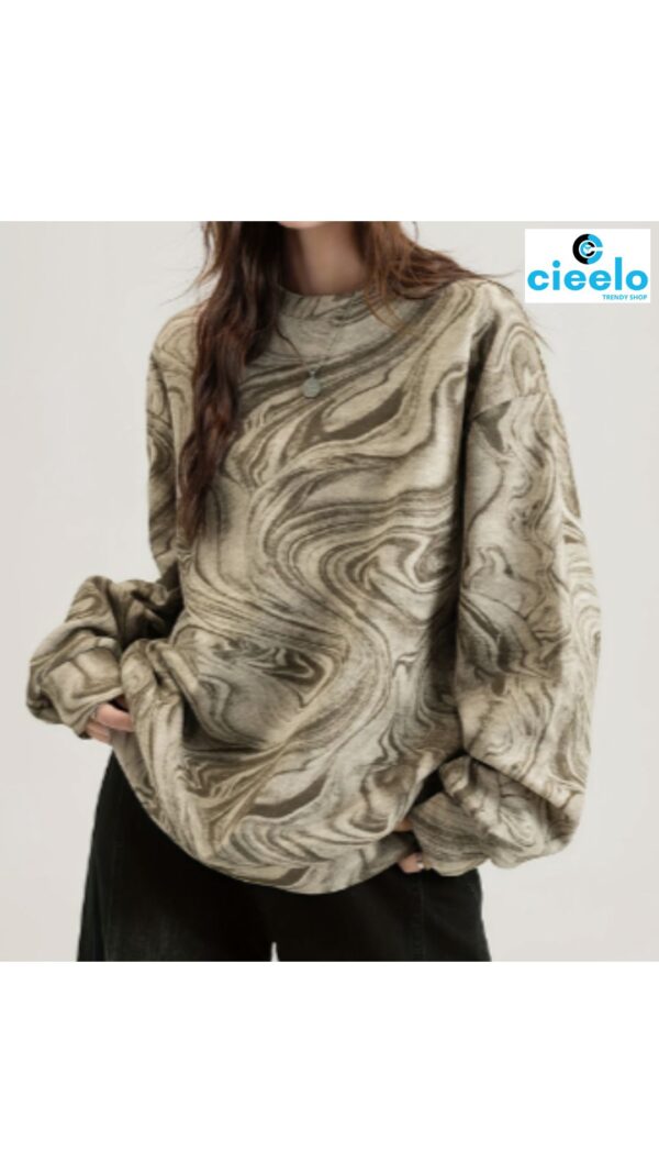 Sudadera Nórdica Mujer – Estilo Casual y Cálido
