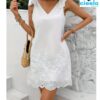 Vestido sin mangas – Hombros descubiertos y flow veraniego