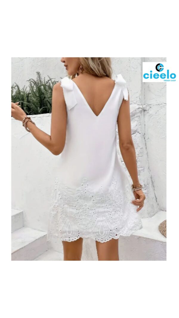 Vestido sin mangas – Hombros descubiertos y flow veraniego