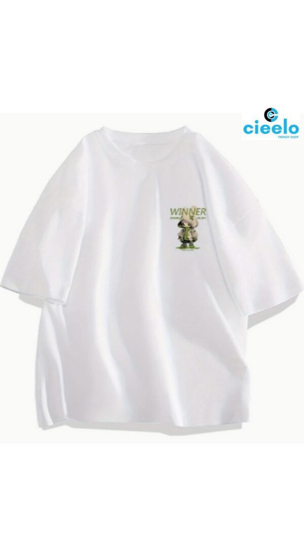 Camiseta Conejo Cartoon Hombre – 100% Algodón Verano