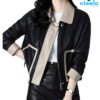 Chaqueta Bicolor Elegante para Mujer – Estilo Corto, Casual y Chic