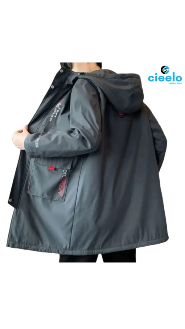 Chaqueta con capucha – Estilo y comodidad en talla grande