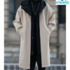Abrigo de lana con capucha – Elegancia y calidez para invierno