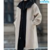 Abrigo de lana con capucha – Elegancia y calidez para invierno