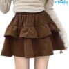 Falda bizcocho ceñida – Cintura alta y estilo en A
