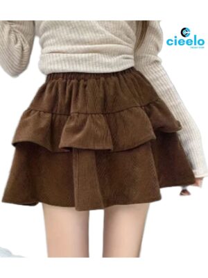 Falda bizcocho ceñida – Cintura alta y estilo en A
