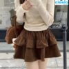 Falda bizcocho ceñida – Cintura alta y estilo en A