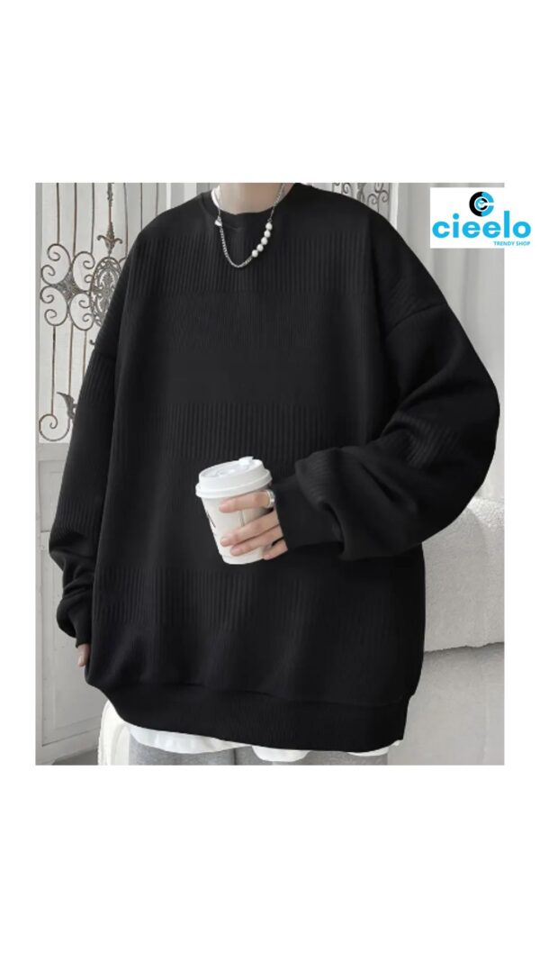 Sudadera Holgada Hombre – Casual y Cómoda para Exteriores