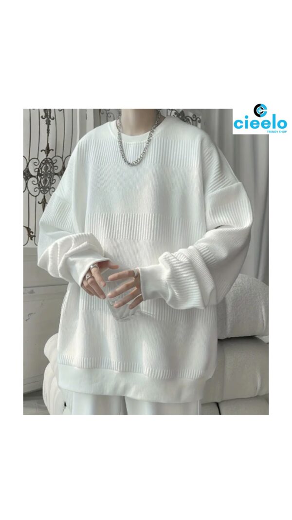 Sudadera Holgada Hombre – Casual y Cómoda para Exteriores