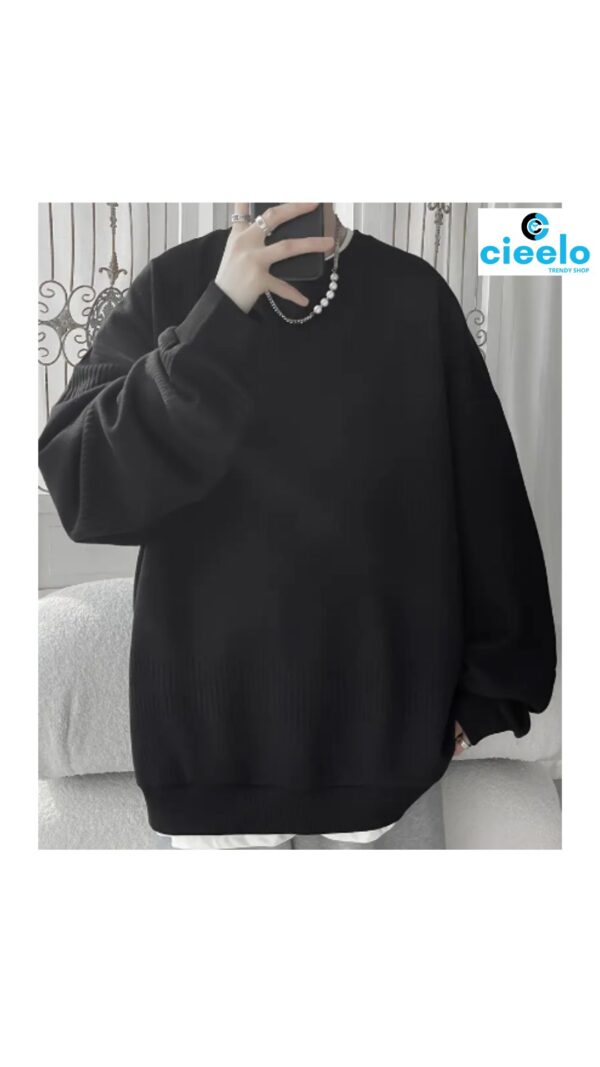 Sudadera Holgada Hombre – Casual y Cómoda para Exteriores