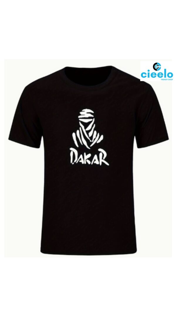 Camiseta DAKAR Negra – Estilo rudo y urbano