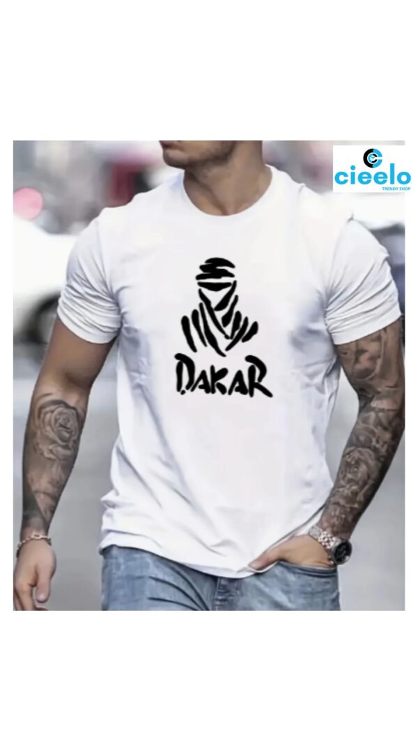 Camiseta DAKAR Negra – Estilo rudo y urbano