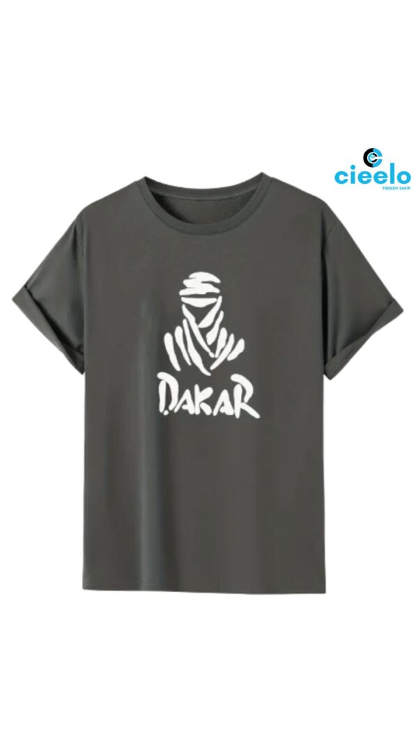 Camiseta DAKAR Negra – Estilo rudo y urbano