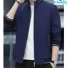 Chaqueta Cuello Redondo Hombre – Elegancia Casual, Comodidad Total