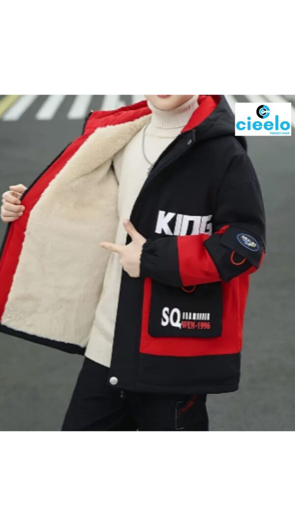 Chaqueta Parka Niño Estilo Coreano – Cálida, Moderna y Urbana