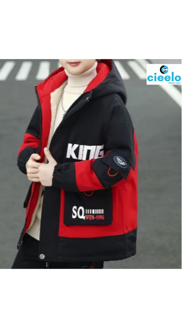 Chaqueta Parka Niño Estilo Coreano – Cálida, Moderna y Urbana