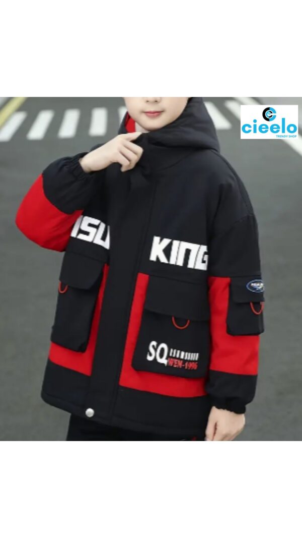 Chaqueta Parka Niño Estilo Coreano – Cálida, Moderna y Urbana