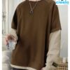 Sudadera con capucha hombre – Bloques de color y flow