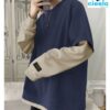 Sudadera con capucha hombre – Bloques de color y flow