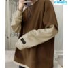 Sudadera con capucha hombre – Bloques de color y flow