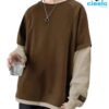 Sudadera con capucha hombre – Bloques de color y flow