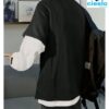 Sudadera con capucha hombre – Bloques de color y flow