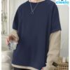 Sudadera con capucha hombre – Bloques de color y flow