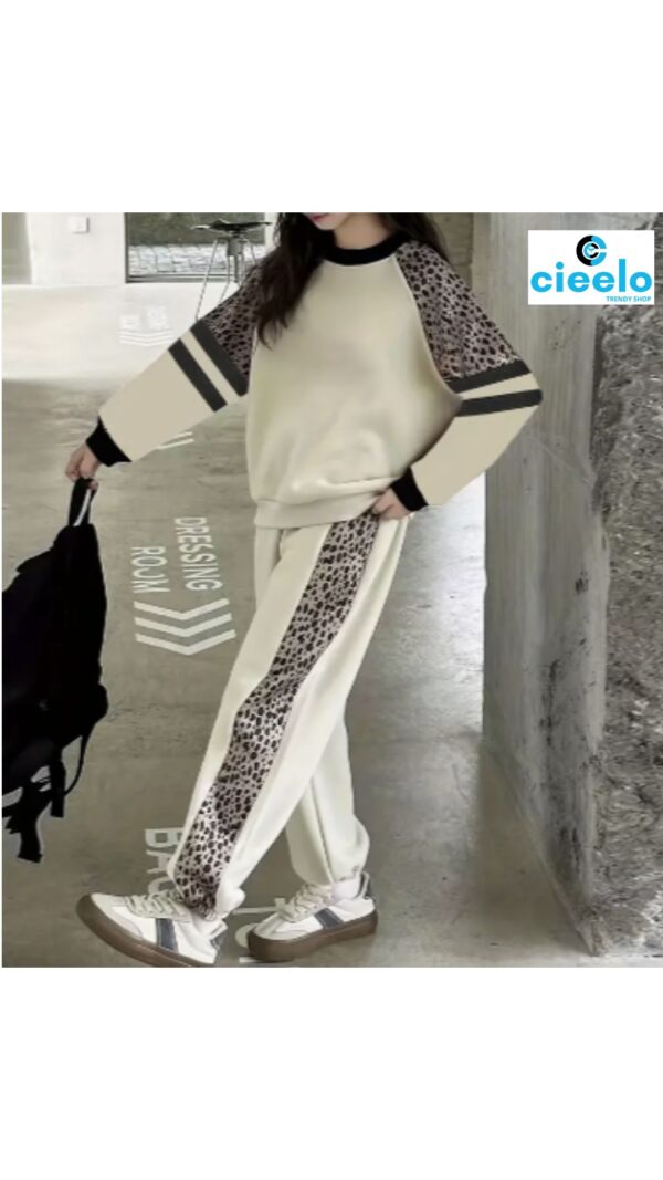 Conjunto Leopardo Casual 2 Piezas – Estilo y Comodidad Niña