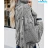 Suéter holgado de cuello alto – Básico con estilo comfy