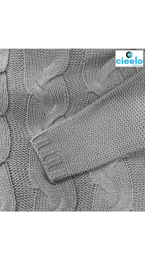 Suéter holgado de cuello alto – Básico con estilo comfy