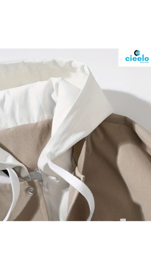 Chaqueta Varsity con Capucha - Estilo Casual y Urbano