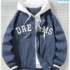 Chaqueta Varsity con Capucha - Estilo Casual y Urbano