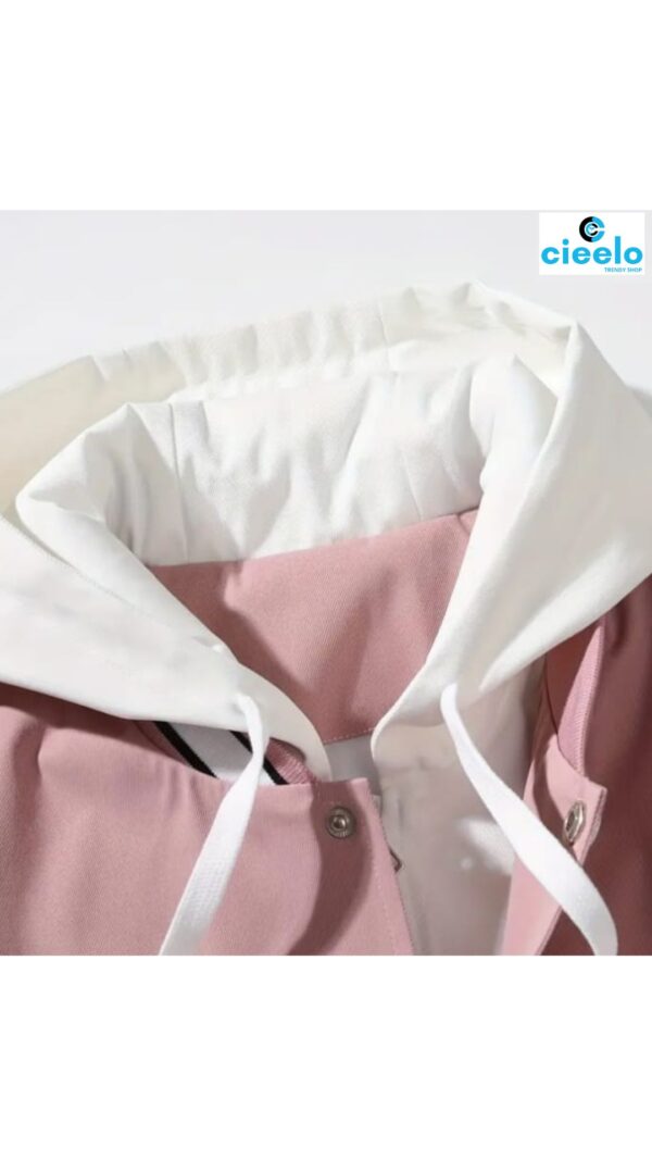 Chaqueta Varsity con Capucha - Estilo Casual y Urbano