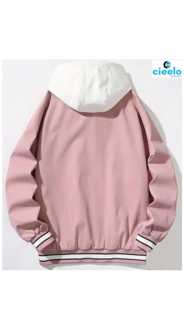 Chaqueta Varsity con Capucha - Estilo Casual y Urbano