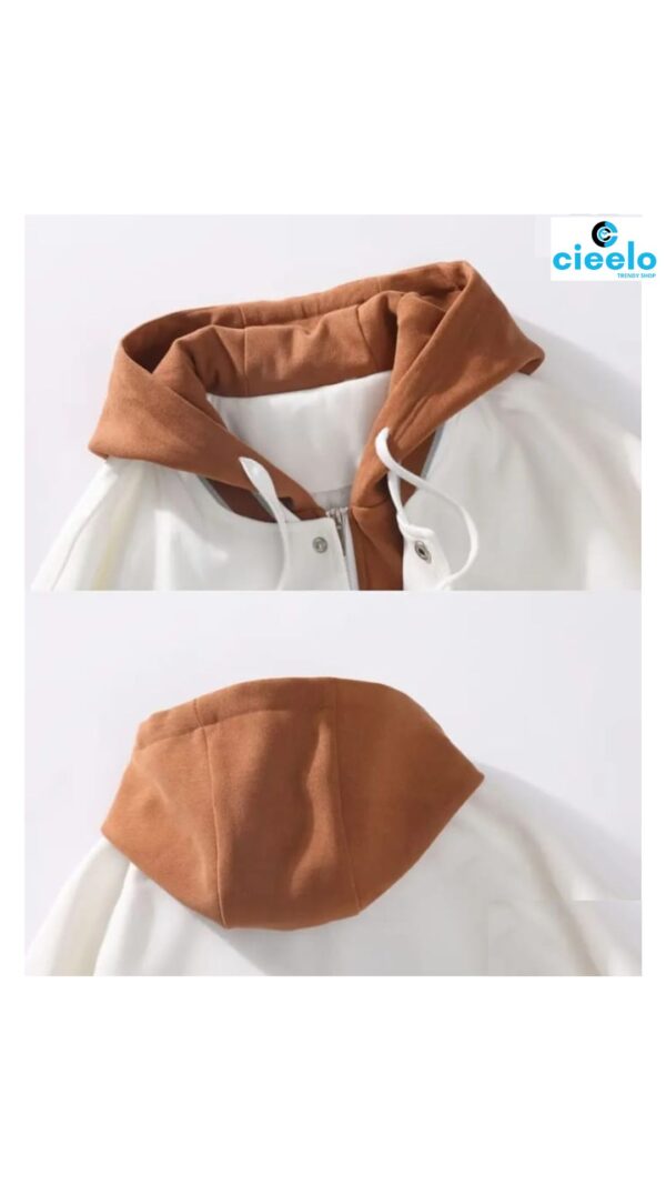 Chaqueta Varsity con Capucha - Estilo Casual y Urbano