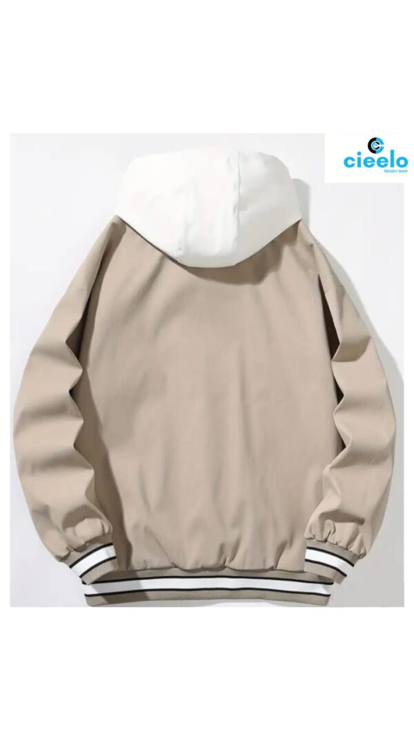 Chaqueta Varsity con Capucha - Estilo Casual y Urbano