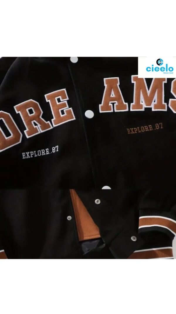 Chaqueta Varsity con Capucha - Estilo Casual y Urbano