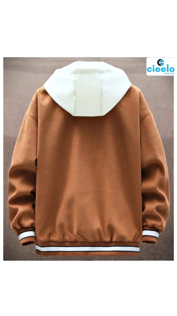 Chaqueta Varsity con Capucha - Estilo Casual y Urbano
