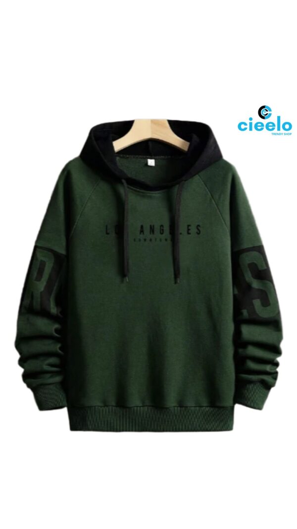 Sudadera Gráfica Los Ángeles – Color Block Streetwear