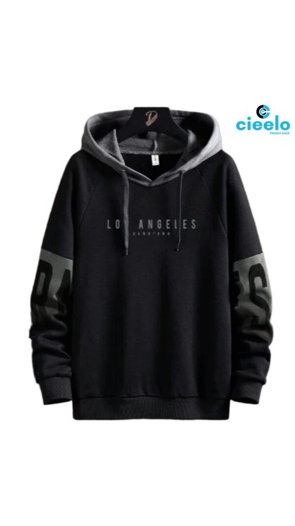 Sudadera Gráfica Los Ángeles – Color Block Streetwear