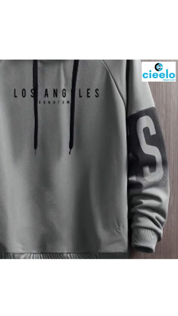 Sudadera Gráfica Los Ángeles – Color Block Streetwear