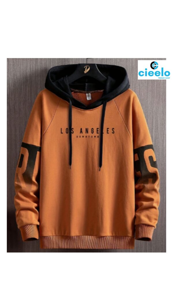 Sudadera Gráfica Los Ángeles – Color Block Streetwear