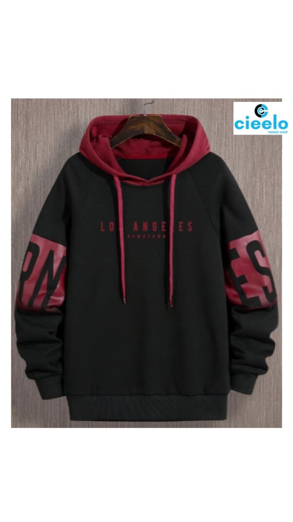 Sudadera Gráfica Los Ángeles – Color Block Streetwear