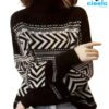 Suéter de punto cuello alto – Estilo y abrigo casual